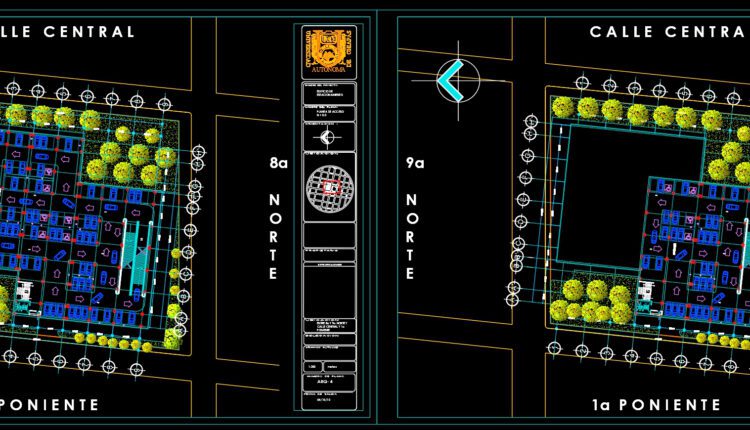 Multi-story Car Park Details AutoCAD File Free Download