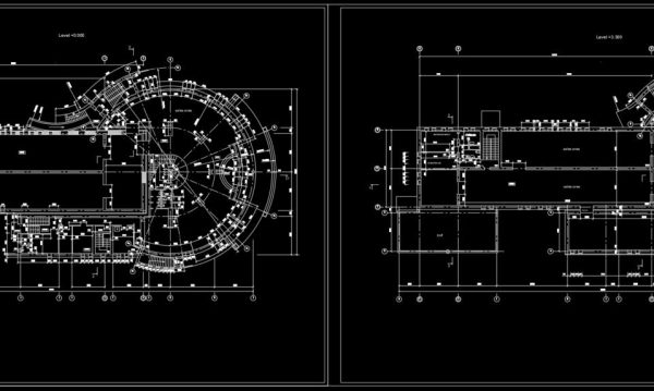 Shopping center free AutoCAD drawings