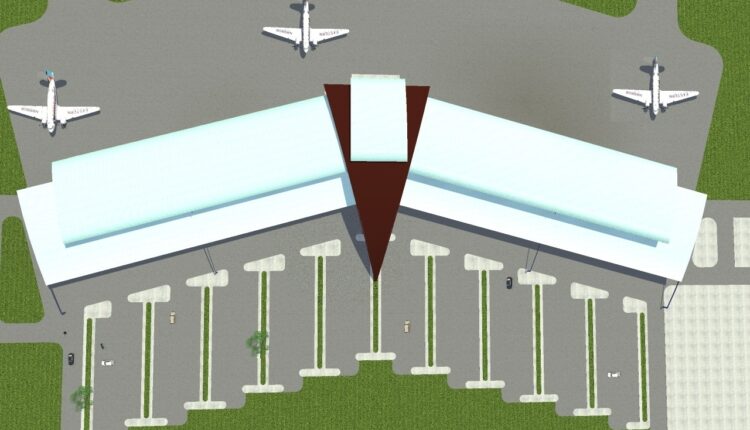 Terminal Aeroportuario, Piura Autocad DWG File