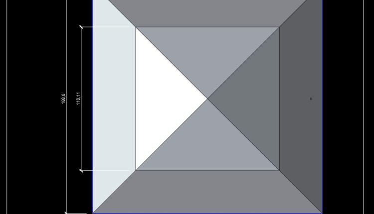 The Bent Pyramid free AutoCAD drawings (2)