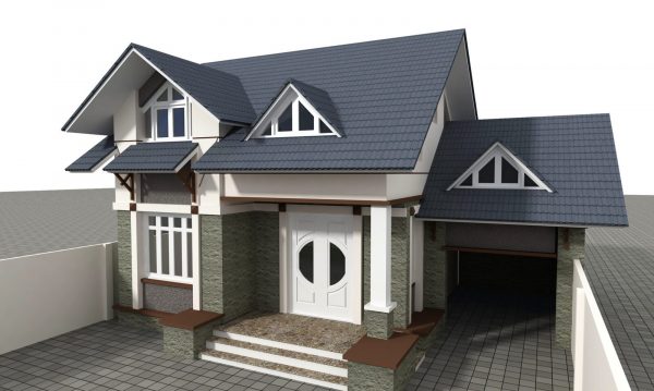 4 years ago 1528Villa Layout Plan and Elevation Project AutoCAD File Free Download