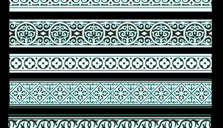 123.Byzantine Pattern Cad-Blocks Free Download