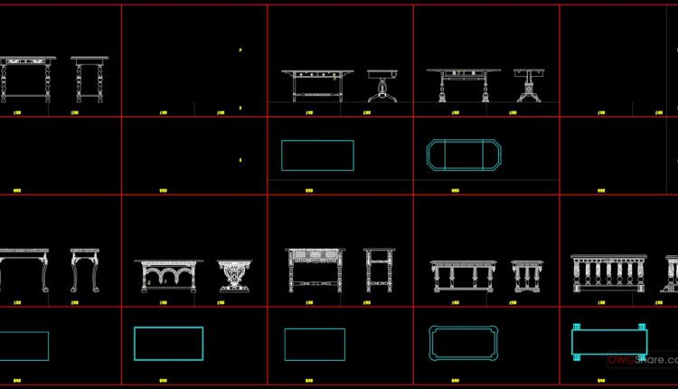 138.Furniture Cad Blocks free download