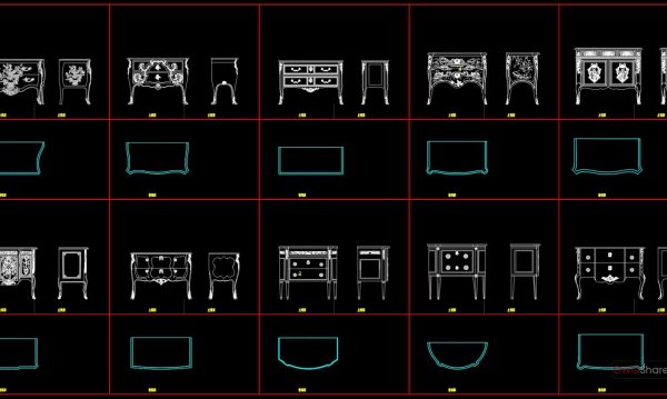 142.Furniture Cad Blocks free download