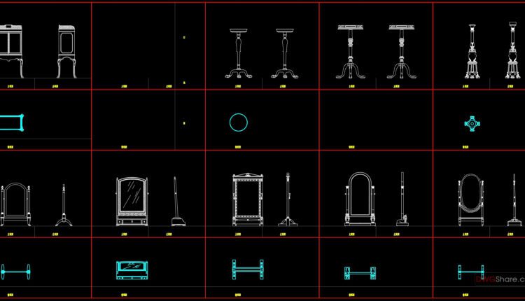 148.Furniture Cad Blocks free download