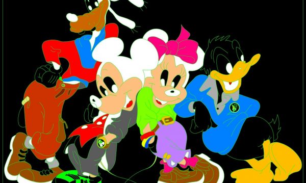 20.Disney Cartoons free AutoCAD drawings