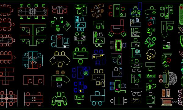 4 years ago
                

                
             7,41020.Office furniture plan view AutoCAD blocks free download