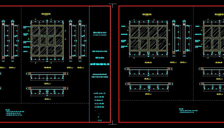 350.Free cad blocks Detail doors windows DWG download