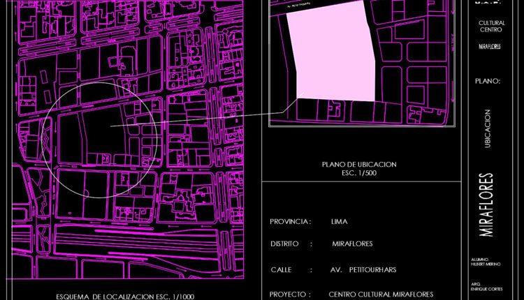 36.Miraflores cultural center AutoCAD File DWG (2)