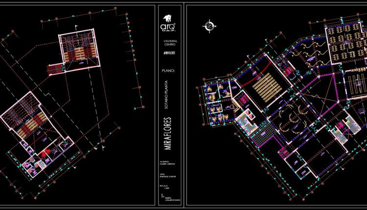36.Miraflores cultural center AutoCAD File DWG (3)