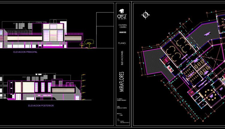 36.Miraflores cultural center AutoCAD File DWG (4)
