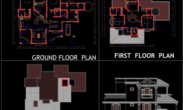 4 years ago
                

                
             4,2134 Bedrooms Two Storey House Autocad Plan Free Download
