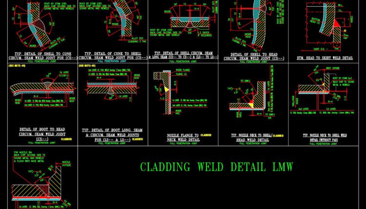 41.Cladding Weld Detail LMW CAD