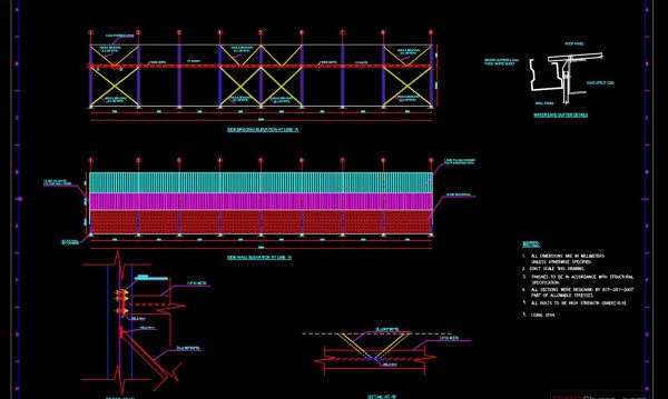 4 years ago
                

                
             96047.Side Walls Elevation and Bracing Details CAD