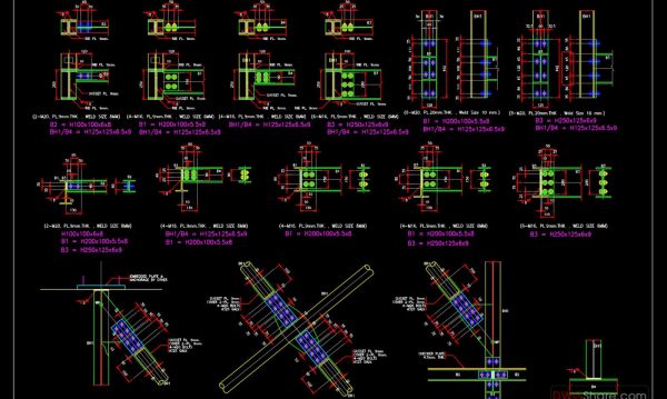 4 years ago
                

                
             10,26250.Structural Steel Connections Details Autocad Drawing