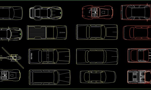 53.Transport AutoCAD blocks free download