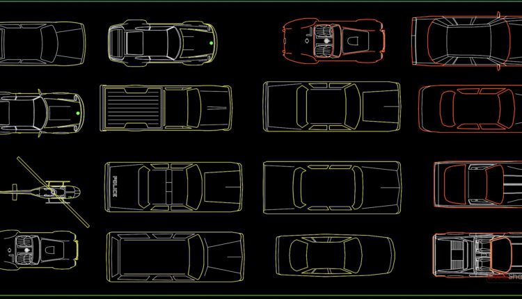 53.Transport AutoCAD blocks free download