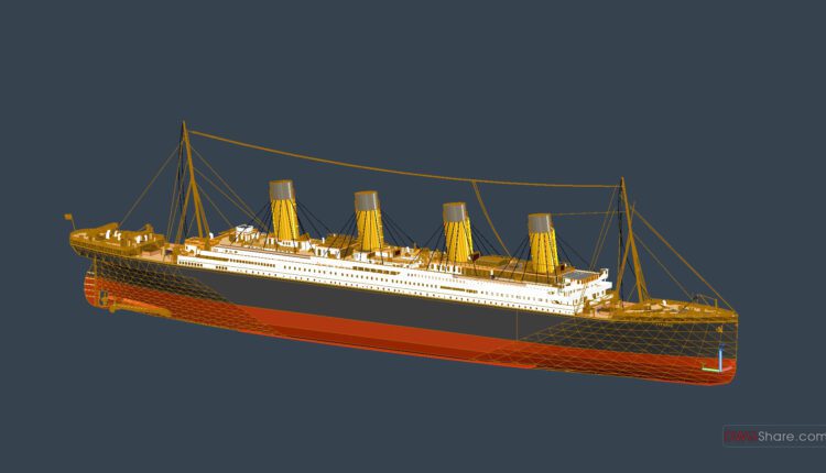 54.Titanic 3D AutoCAD File DWG (2)
