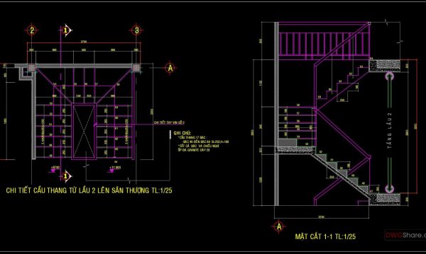 4 years ago
                

                
             1,10964.Detailed drawings of stairs in autocad file