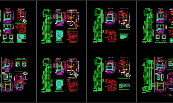 67.Elevators Autocad Design Blocks CAD