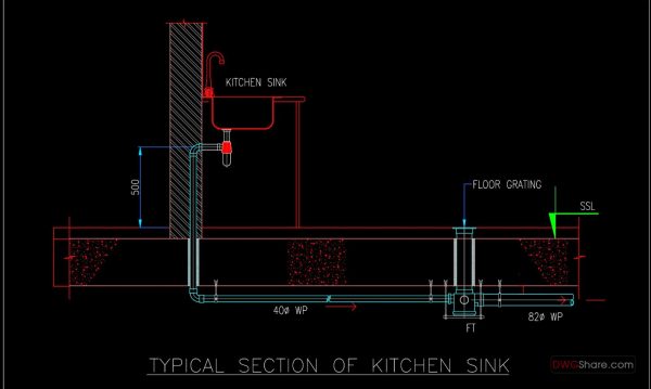 4 years ago
                

                
             6,18070.Typical Section of Kitchen Sink Detail CAD Drawing DWG