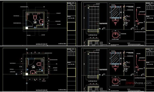 4 years ago
                

                
             1,46674.WC Layout Plan and elevations details AutoCAD drawing download