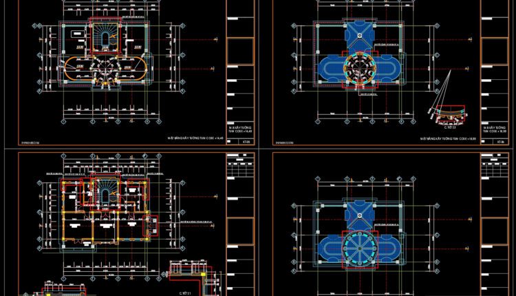94.House Plan Design AutoCAD File Free download