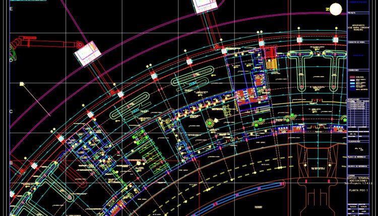 Airport Plans Autocad Drawing
