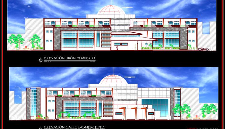Banking Center DWG Full Project for AutoCAD