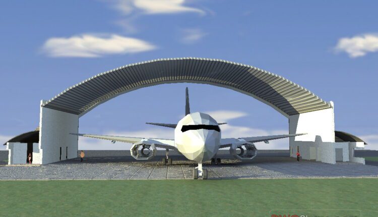 Hangar tipico free Autocad File DWG (10)