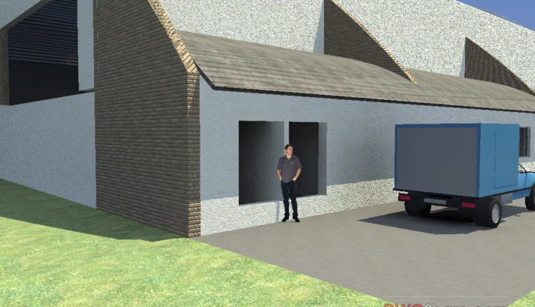 Hangar tipico free Autocad File DWG (2)