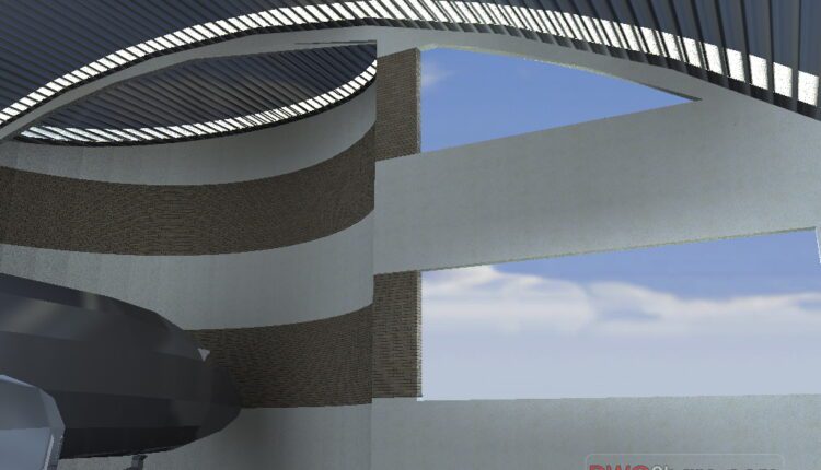 Hangar tipico free Autocad File DWG (3)