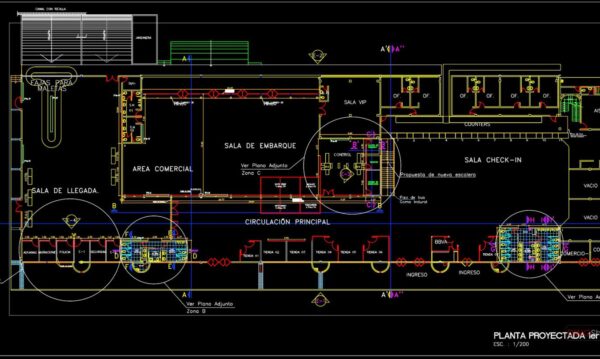 Plano aeropuerto tarapoto – hawkblack Free Autocad File DWG