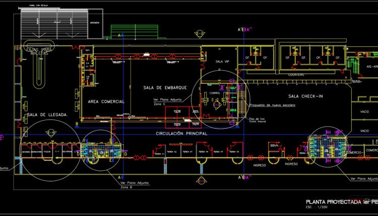 Plano aeropuerto tarapoto – hawkblack Free Autocad File DWG