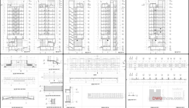 11 Floors Luxury Polygol Hotel Full File PDF 12.5×25.3m