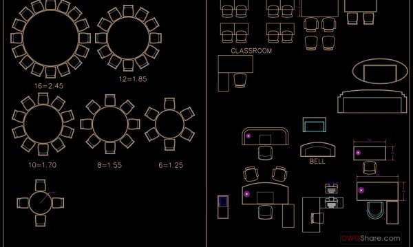4 years ago
                

                
             1,285163.Dining tables and chairs Plan AutoCAD File Free Download