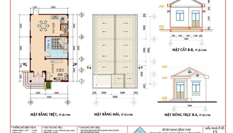 21 models of one-storey houses Free Download