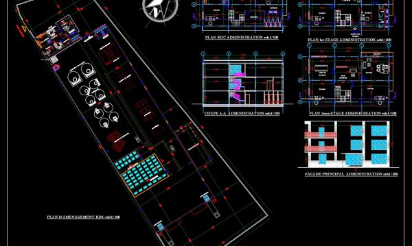 29.Autocad drawings of Chocolat Production Factory For Free Download