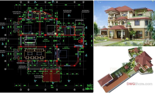 4 years ago
                

                
             5,6933-Story Classic Villa Plans, Faces and Sections Details AutoCAD File 13×16.3m