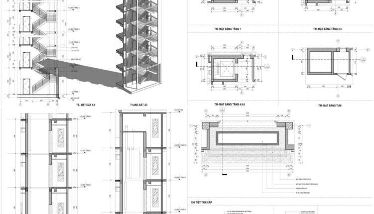 6 Floors Luxury Hotel Full File PDF 12.3×26.7m