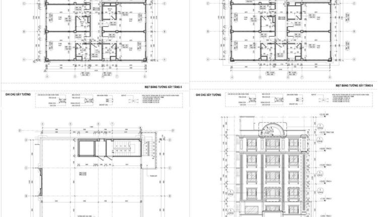 6 Floors Luxury Hotel Full File PDF 12.3×26.7m