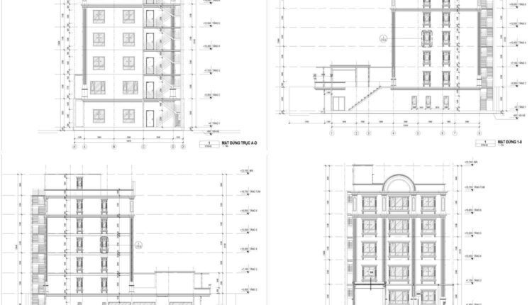 6 Floors Luxury Hotel Full File PDF 12.3×26.7m