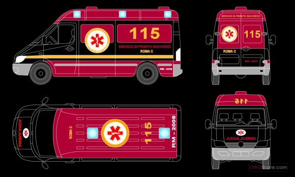 4 years ago
                

                
             1,86364.Ambulance in Autocad Drawings