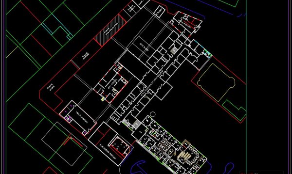82.Autocad Drawing Of Municipality Site Plan For Free Download