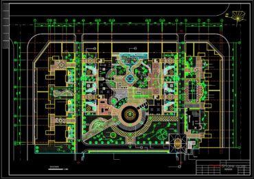 88 Free Download of Urban landscaping Detail Autocad Drawing DWG