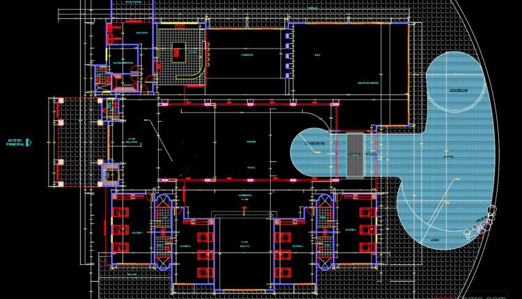 Swimming Pool Layout Plan Autocad drawings - Free Cad Blocks, download ...