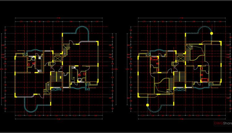 114.Apartment Plan AutoCAD File Free Download