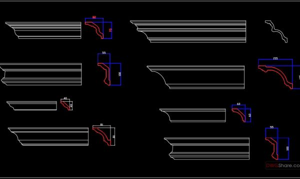4 years ago
                

                
             9,574136.Autocad Drawing Of Cornices and molding For Download