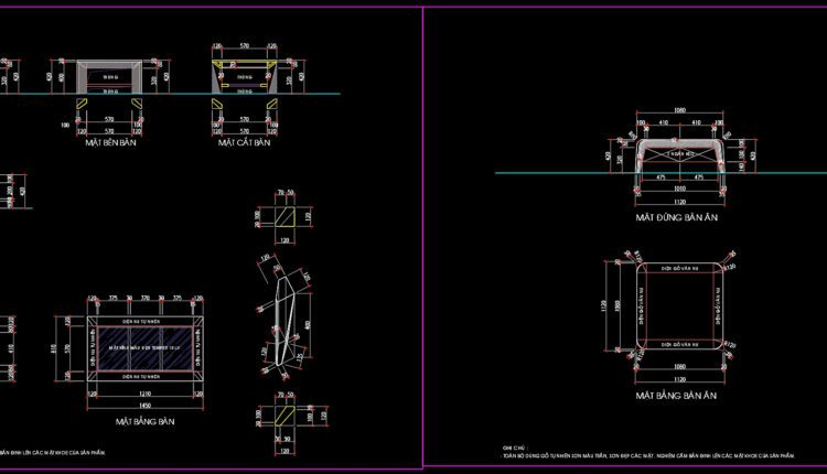 175.Walnut Tables Cad Blocks free download