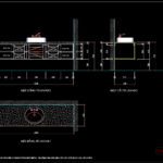 177.Autocad Drawing Of Walnut Lavabo Cabinet Details For Download ...